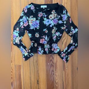 WAYF Floral Top